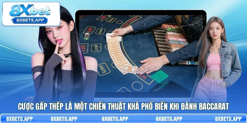 Cược gấp thếp là một chiến thuật khá phổ biến khi đánh Baccarat