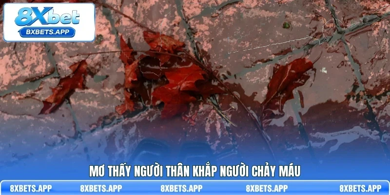 Mơ thấy người thân khắp người chảy máu